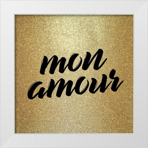 Paris Love 3 White Modern Wood Framed Art Print by Kimberly, Allen