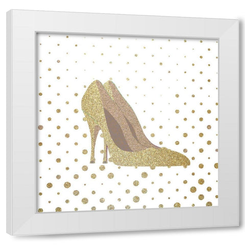 La La Paris 3 White Modern Wood Framed Art Print by Kimberly, Allen