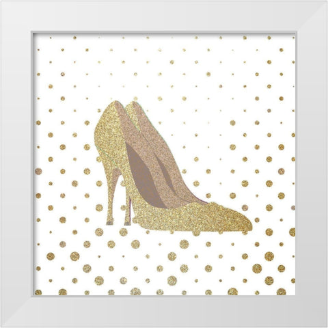 La La Paris 3 White Modern Wood Framed Art Print by Kimberly, Allen