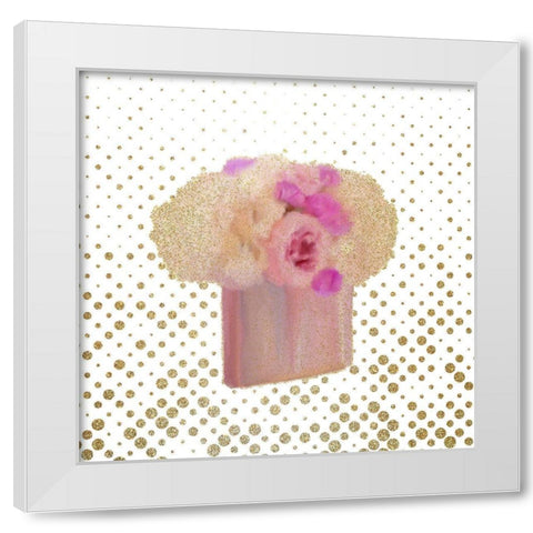 La La 1 White Modern Wood Framed Art Print by Kimberly, Allen