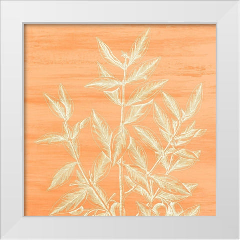 Botanical Bright 4 White Modern Wood Framed Art Print by Kimberly, Allen