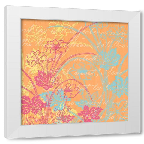 Spring Day Colors 1 White Modern Wood Framed Art Print by Kimberly, Allen