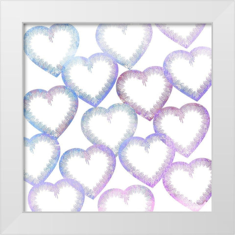 Love Yourself 2 White Modern Wood Framed Art Print by Kimberly, Allen