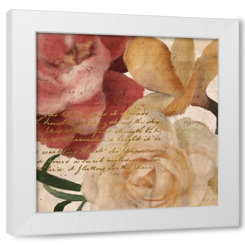 Fall Blooming 2 White Modern Wood Framed Art Print by Kimberly, Allen