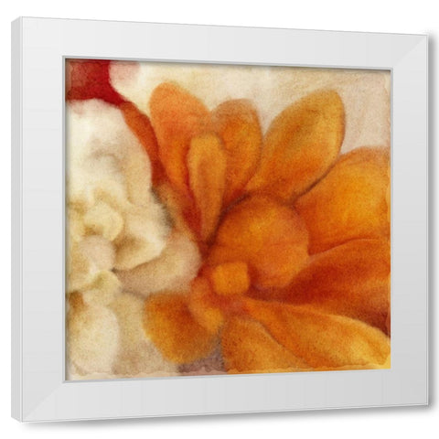 Full Bloom 2 White Modern Wood Framed Art Print by Kimberly, Allen