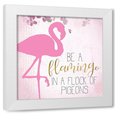 Stand Tall 1 White Modern Wood Framed Art Print by Kimberly, Allen