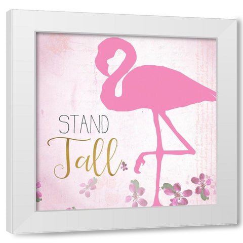 Stand Tall 2 White Modern Wood Framed Art Print by Kimberly, Allen