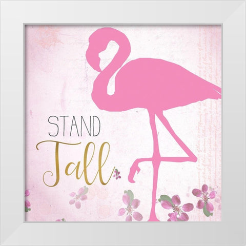 Stand Tall 2 White Modern Wood Framed Art Print by Kimberly, Allen