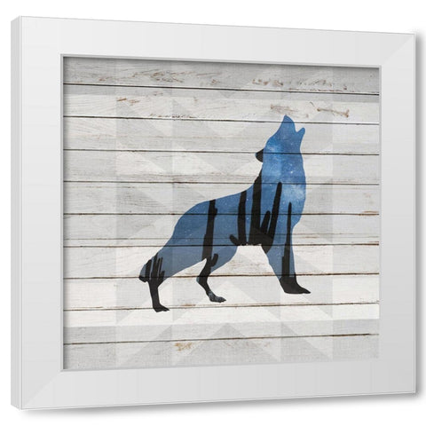 Wilderness 1 White Modern Wood Framed Art Print by Kimberly, Allen