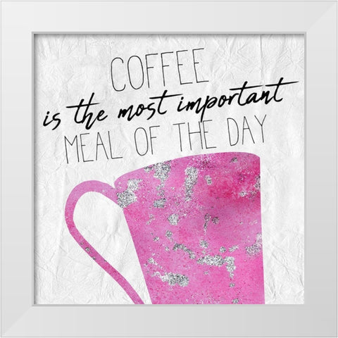 Coffee Days 8 White Modern Wood Framed Art Print by Kimberly, Allen