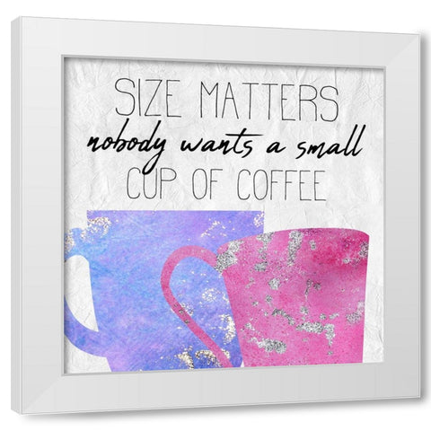 Coffee Days 11 White Modern Wood Framed Art Print by Kimberly, Allen
