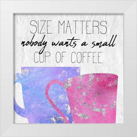 Coffee Days 11 White Modern Wood Framed Art Print by Kimberly, Allen