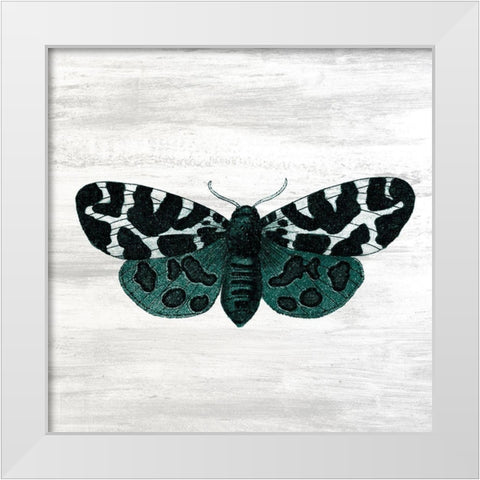 Wildflower Jar 14 White Modern Wood Framed Art Print by Kimberly, Allen