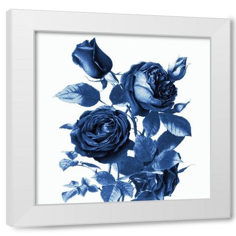 White Indigo 2 v2 White Modern Wood Framed Art Print by Kimberly, Allen