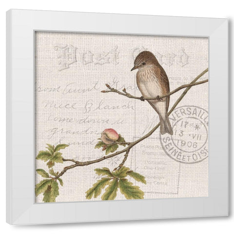 Summer Song 1 White Modern Wood Framed Art Print by Kimberly, Allen