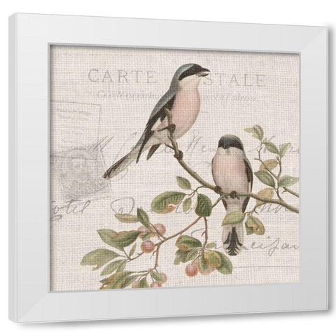 Summer Song 3 White Modern Wood Framed Art Print by Kimberly, Allen