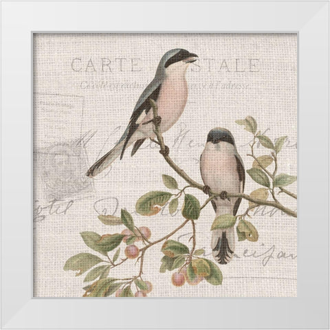 Summer Song 3 White Modern Wood Framed Art Print by Kimberly, Allen