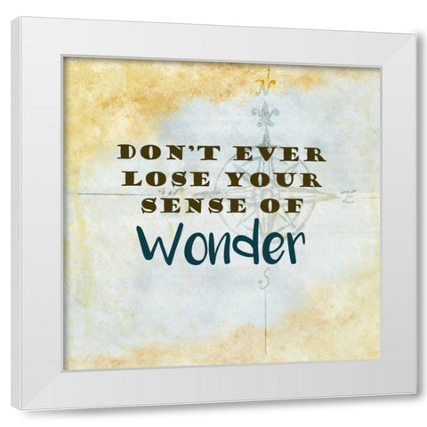 Wander 2 White Modern Wood Framed Art Print by Allen, Kimberly