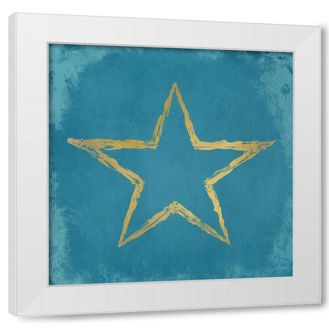 In the Stars 3 White Modern Wood Framed Art Print by Kimberly, Allen