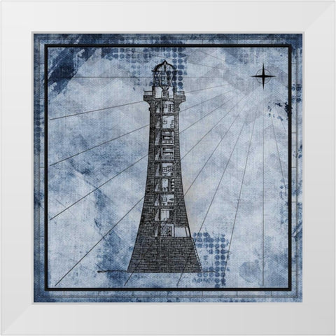 Nautical 2 White Modern Wood Framed Art Print by Allen, Kimberly