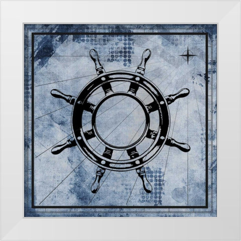 Nautical 3 White Modern Wood Framed Art Print by Allen, Kimberly