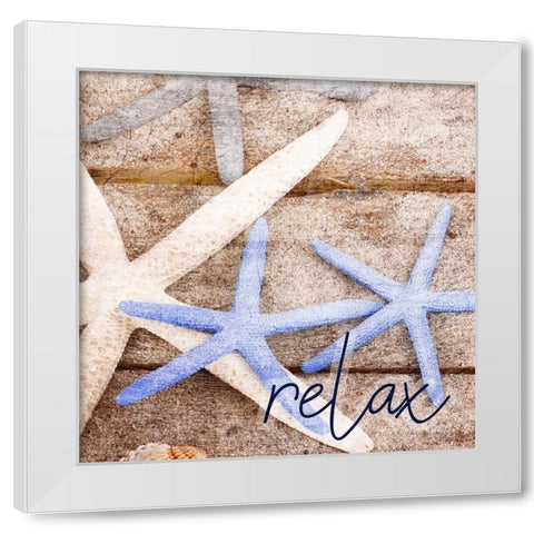 Starfish 2 White Modern Wood Framed Art Print by Kimberly, Allen