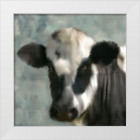 Black and White White Modern Wood Framed Art Print by Kimberly, Allen