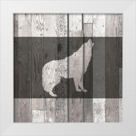 Wildlife 2 White Modern Wood Framed Art Print by Kimberly, Allen