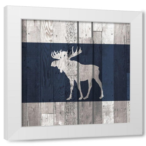 Wildlife 3 White Modern Wood Framed Art Print by Kimberly, Allen