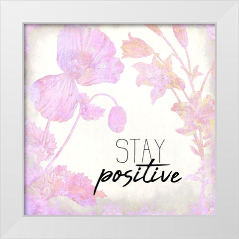 Colorful Spring 1 White Modern Wood Framed Art Print by Kimberly, Allen