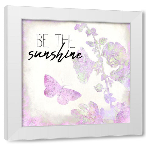 Colorful Spring 3 White Modern Wood Framed Art Print by Kimberly, Allen