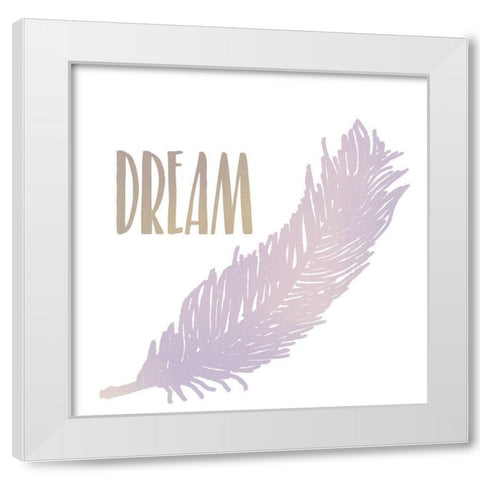 Hope is a Thing 2 White Modern Wood Framed Art Print by Kimberly, Allen