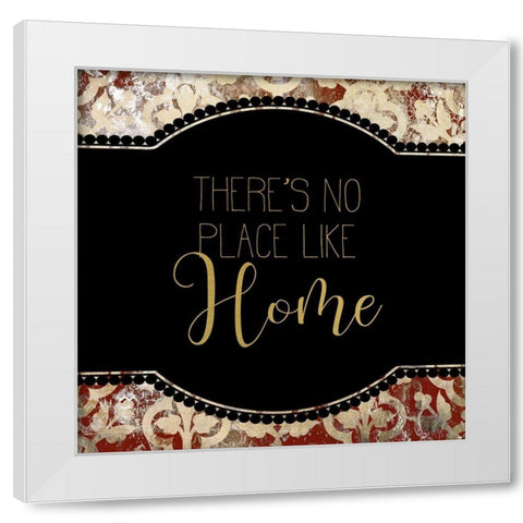 My Heart 3 White Modern Wood Framed Art Print by Kimberly, Allen