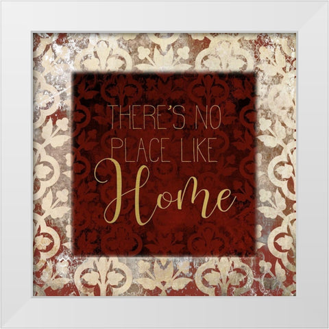 Love and Home 5 White Modern Wood Framed Art Print by Kimberly, Allen