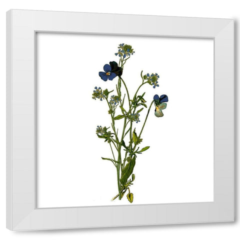 Family Gathers 6 White Modern Wood Framed Art Print by Kimberly, Allen