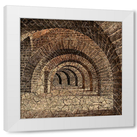 Underground 1 White Modern Wood Framed Art Print by Kimberly, Allen