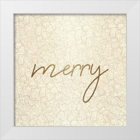 Christmas Luxe 1 White Modern Wood Framed Art Print by Kimberly, Allen