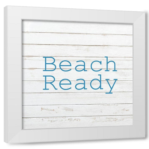 Beach Ready 1 White Modern Wood Framed Art Print by Kimberly, Allen