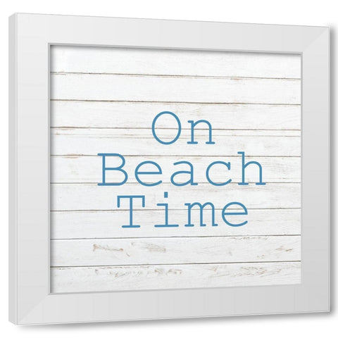Beach Ready 2 White Modern Wood Framed Art Print by Kimberly, Allen