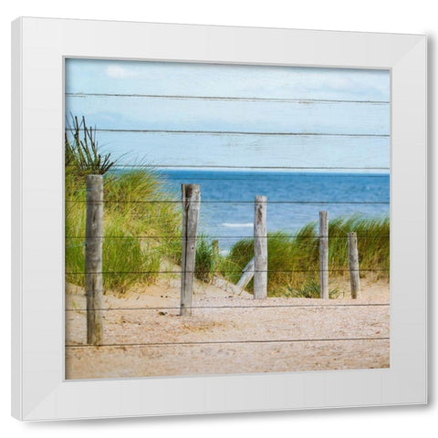 Beach Ready 3 White Modern Wood Framed Art Print by Kimberly, Allen
