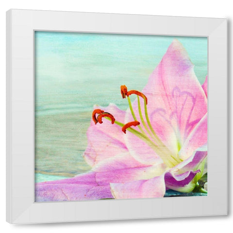 Beach Daze 3 White Modern Wood Framed Art Print by Kimberly, Allen