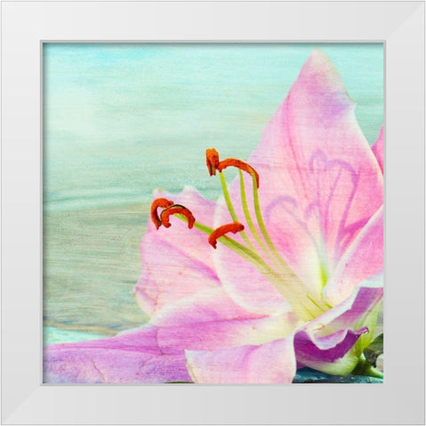 Beach Daze 3 White Modern Wood Framed Art Print by Kimberly, Allen