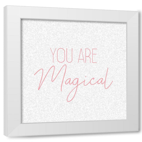 Believe 2 White Modern Wood Framed Art Print by Kimberly, Allen