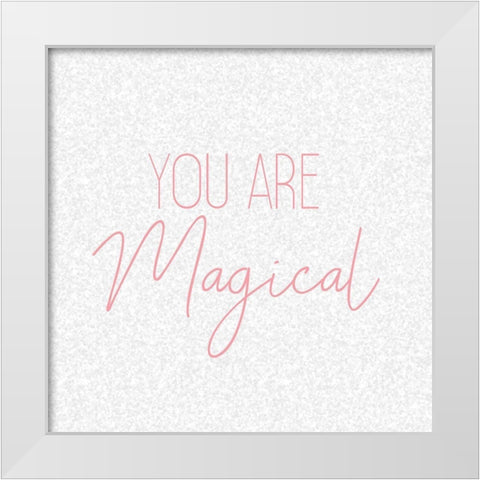 Believe 2 White Modern Wood Framed Art Print by Kimberly, Allen