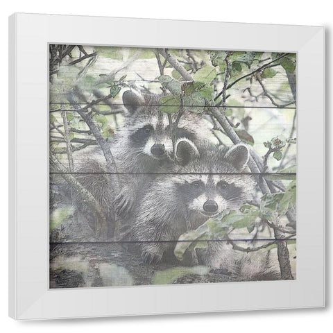 Woodland 1 White Modern Wood Framed Art Print by Kimberly, Allen