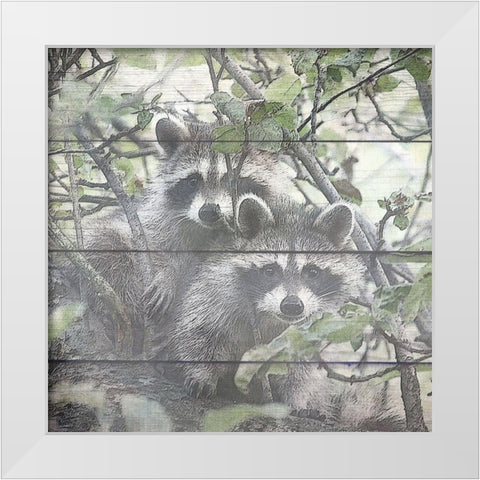 Woodland 1 White Modern Wood Framed Art Print by Kimberly, Allen