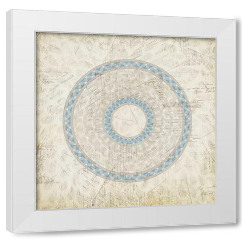 Flourish 3 White Modern Wood Framed Art Print by Allen, Kimberly