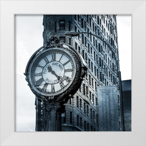 NY Bound 3 White Modern Wood Framed Art Print by Kimberly, Allen