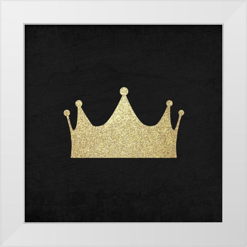Paris Gold 3 White Modern Wood Framed Art Print by Kimberly, Allen