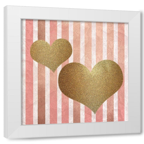 Paris mon Amour 3 White Modern Wood Framed Art Print by Kimberly, Allen